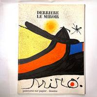 Derriere le Miroir: Miro; Peintures sur Papier, Dessins, 1971, 3 Miro Prints, VG