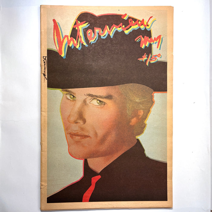 Andy Warhol's Interview Magazine May 1979 vol. IX no. 5, John Savage, SIGNED b..