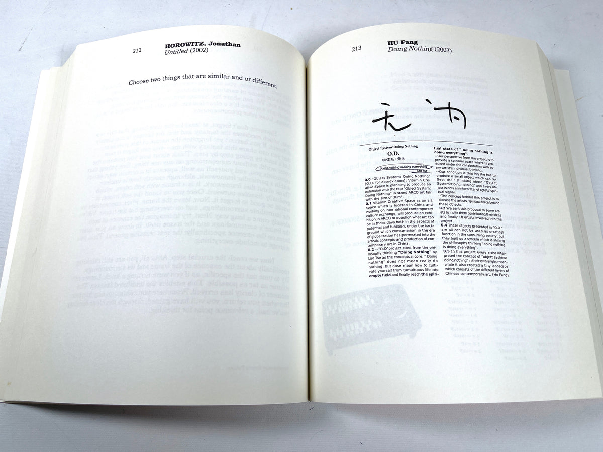 Hans Ulrich Obrist (ed.), Do It: The Compendium, I.C.I./D.A.P. 2013, Very Good SC