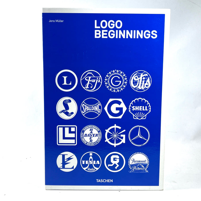 Jens Muller, Logo Beginnings, Taschen 2021, Very Good hardcover