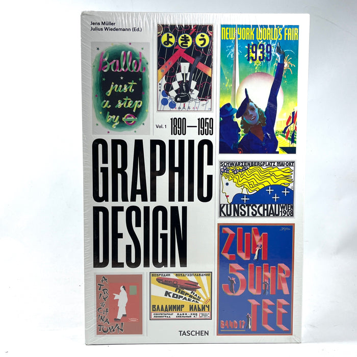Jens Muller, The History of Graphic Design Vol 1: 1890-1959, Taschen 2018, Fine HC