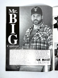 Bulk Male, Vol. 1, No.1, Premier Issue, Big Bull Inc., 1991, VG- staplebound, gay interest