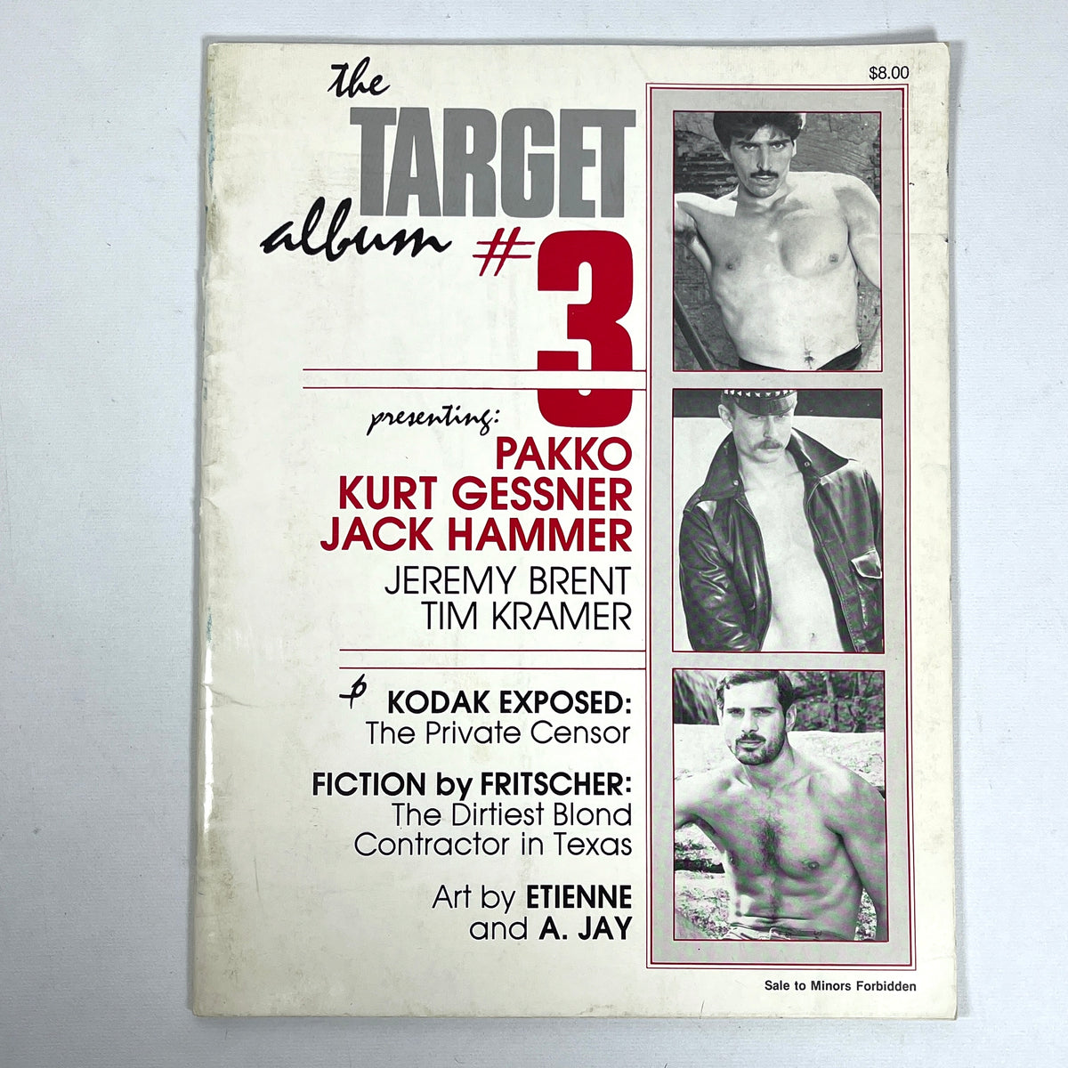 The Target Album, Issue #3, Target Studios, Winter 1982, VG staplebound, gay interest