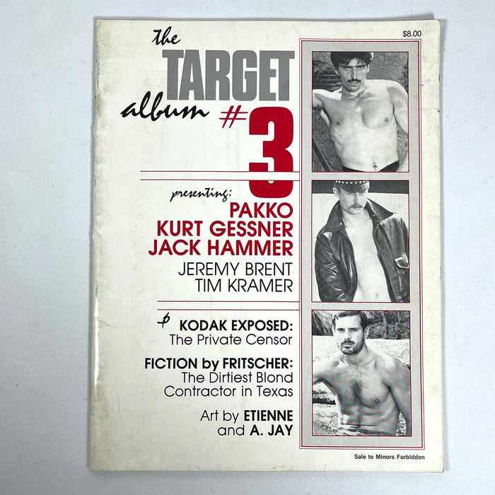The Target Album, Issue #3, Target Studios, Winter 1982, VG staplebound, gay interest