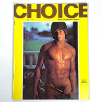 Choice, Volume 1, Number 1, Very Good+ staplebound, gay interest