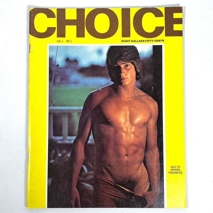Choice, Volume 1, Number 1, Very Good+ staplebound, gay interest