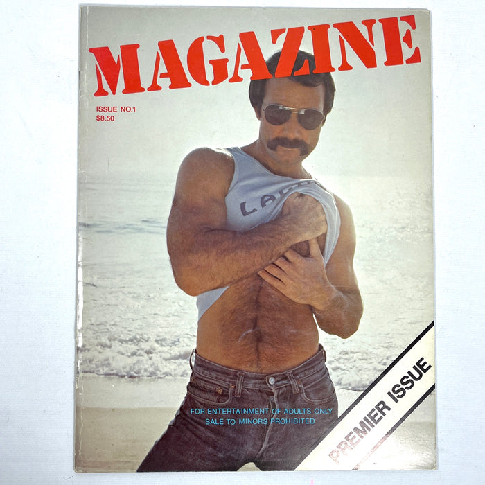 Magazine, Issue No. 1., Premier Issue, Minotaur Press, 1978, VG+ staplebound gay interest