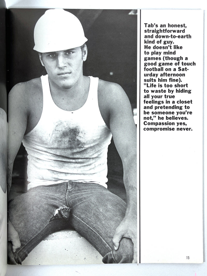 TAB, Vol. 4, No. 5, A Janus Studios Publication, 1978, Very Good+ staplebound, gay interest