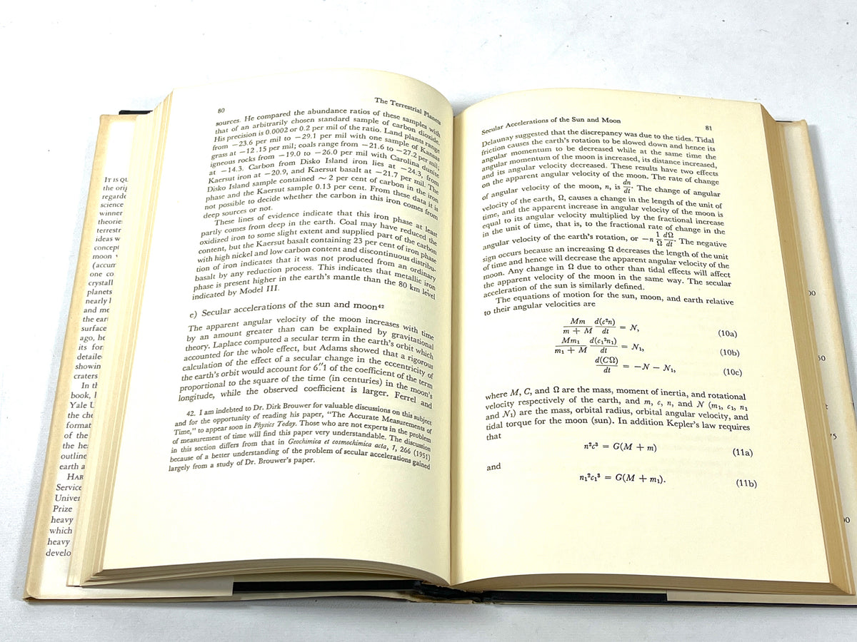 Harold Urey, The Planets, Yale University Press 1952, Very Good hardcover