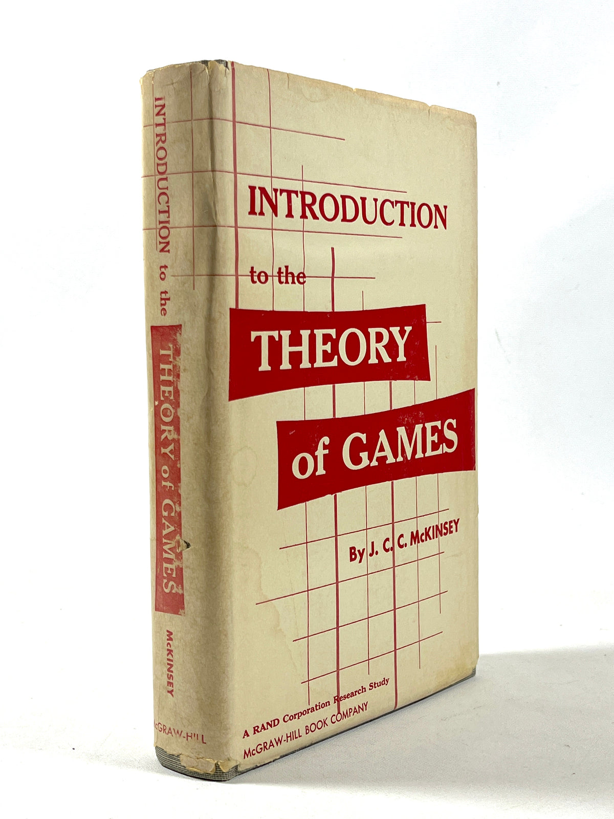 J.C.C. McKinsey, Introduction to the Theory of Games, McGraw Hill 1952, Very Good hardcover