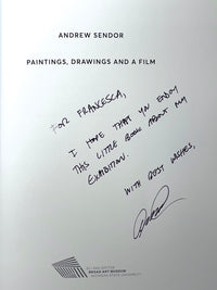 Andrew Sendor: Paintings, Drawings and a Film, 2016, SIGNED, Near Fine + Letter