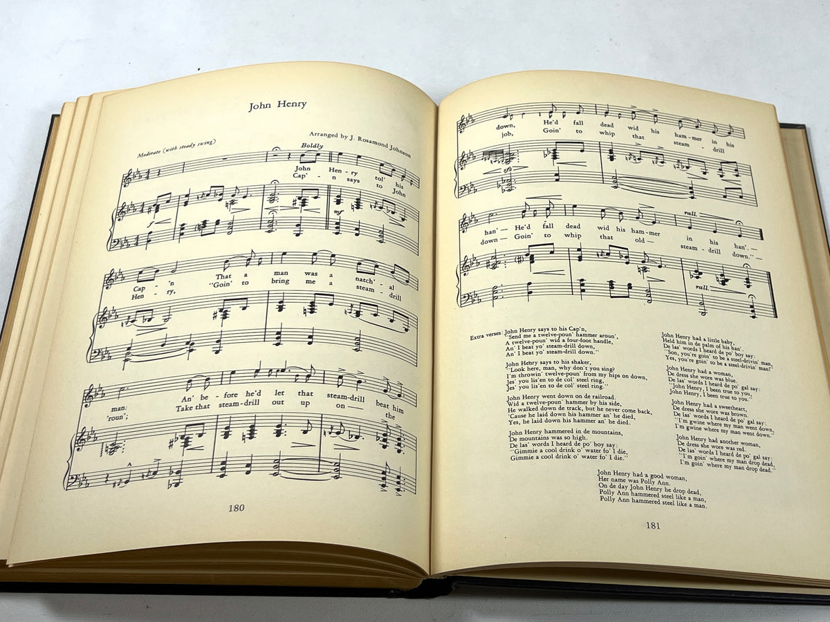J. Rosamond Johnson, Rolling Along in Song, Viking Press 1937, Very Good hardcover