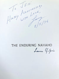 Laura Gilpin, The Enduring Navaho, University of Texas 1975, Very Good HC, Signed