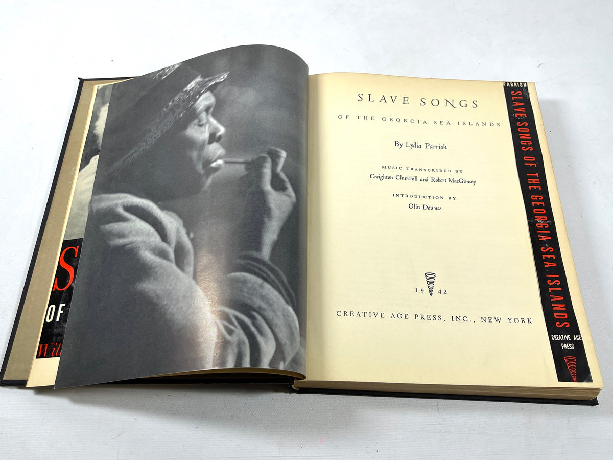 Lydia Parrish, Slave Songs of the Georgia Sea Islands, Creative Age 1942, Very Good hardcover