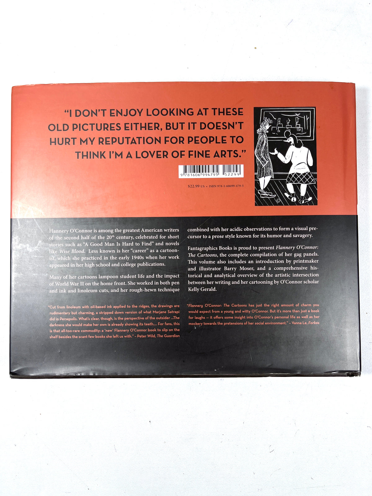 Flannery O'Connor: The Cartoons, Fantagraphics Books, 2012, Very Good hardcover w/DJ