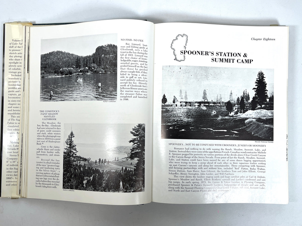E.B. Scott, The Saga of Lake Tahoe, 2-Vol, 1st Ed. 1953, & Limited 1st Ed. 1973, VG