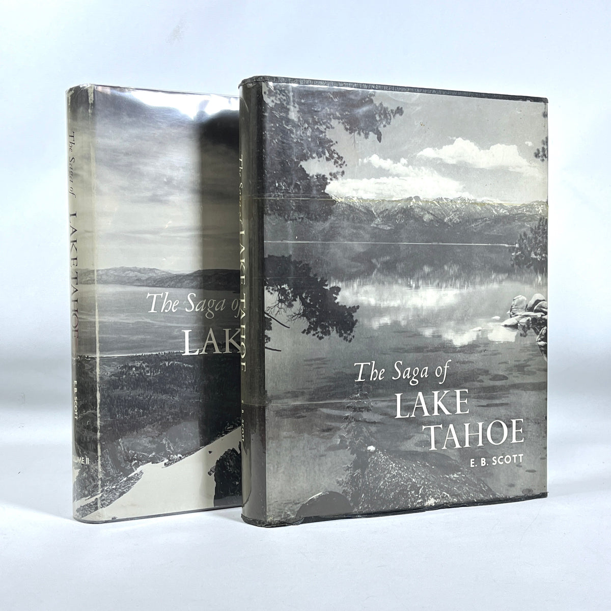 E.B. Scott, The Saga of Lake Tahoe, 2-Vol, 1st Ed. 1953, & Limited 1st Ed. 1973, VG
