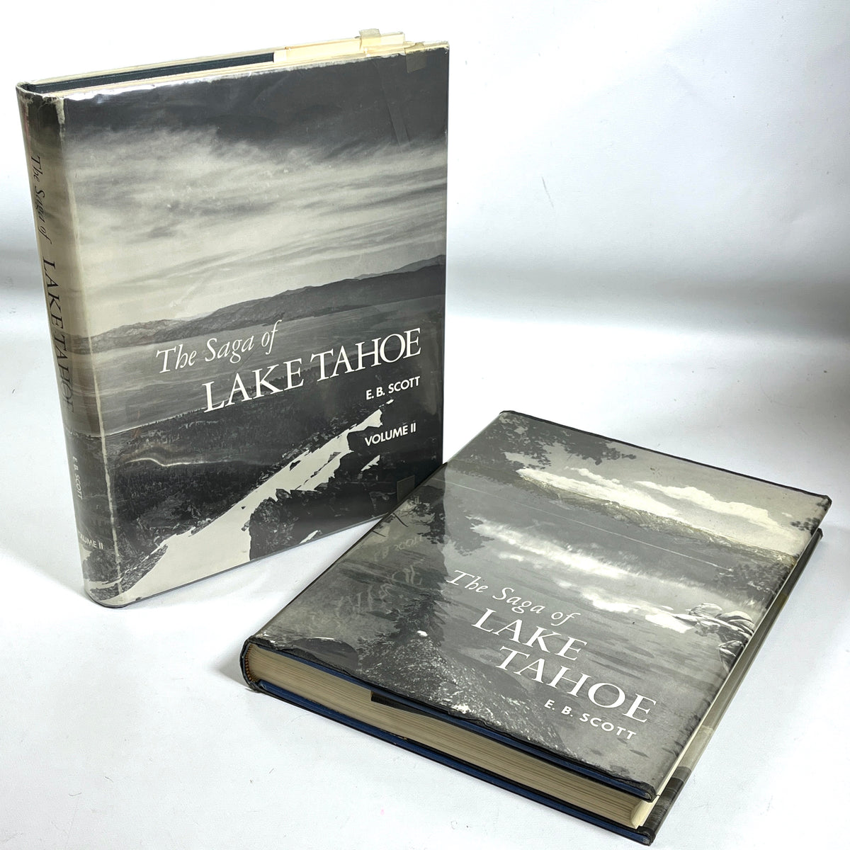 E.B. Scott, The Saga of Lake Tahoe, 2-Vol, 1st Ed. 1953, & Limited 1st Ed. 1973, VG