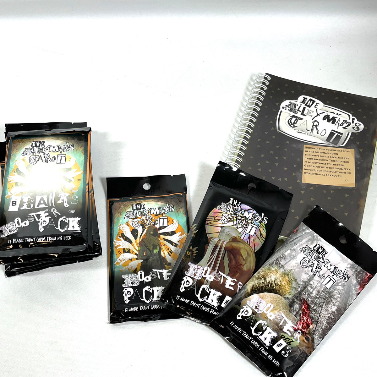 The Alleyman Tarot Set, Dane Asmund, 2021, guidebook, booster packs, As New