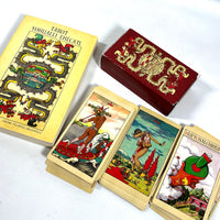 Tarot Yohualli Ehecatl book and deck, Chicome Itzcuintli Amatlapalli, 2021, NF SC