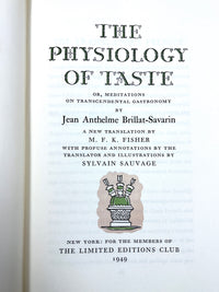 The Physiology of Taste, Jean Brillat-Savarin, Limited Editions Club, 1949, Very Good HC w/ slipcase