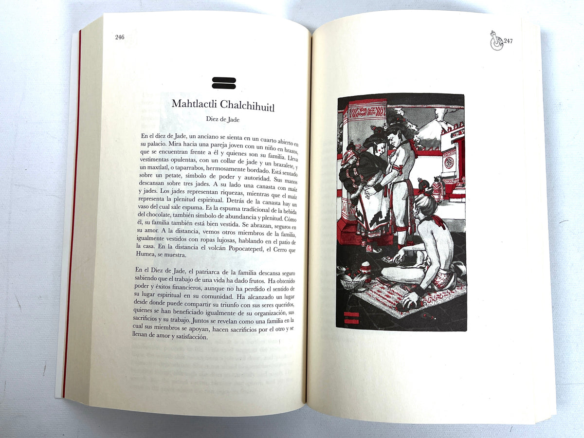 Tarot Yohualli Ehecatl book and deck, Chicome Itzcuintli Amatlapalli, 2021, NF SC