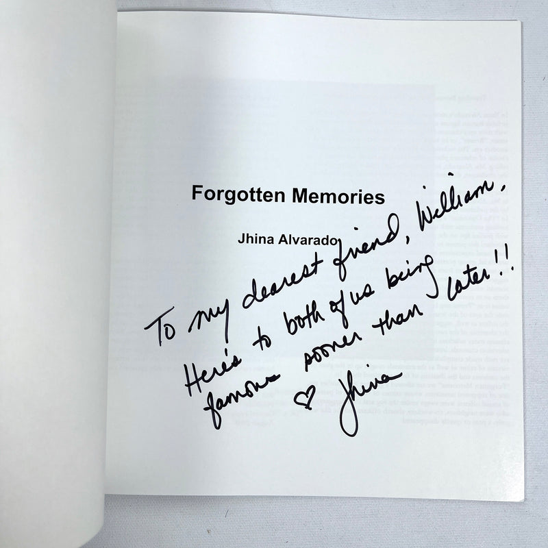 Forgotten Memories, Jhnia Alvarado catalogues, 2009 & 2010, Near Fine SC