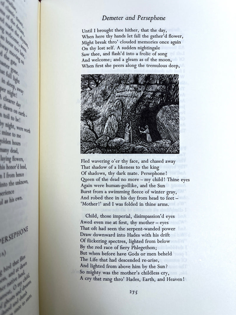 The Poems of Alfred, Lord Tennyson, The Limited Editions Club, 1974, Fine HC w/ slipcase