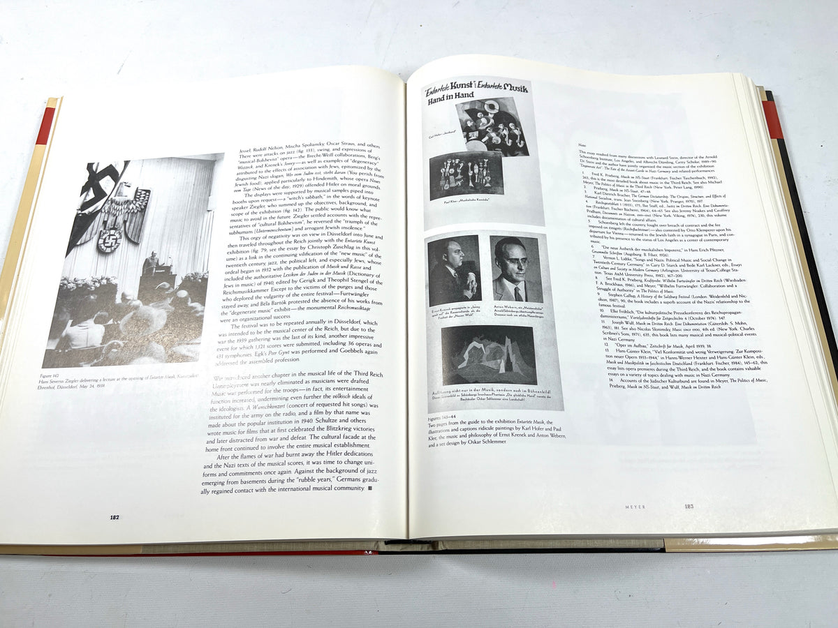 "Degenerate Art": The Fate of the Avant-Garde in Nazi Germany, 1991, Near Fine HC w/DJ