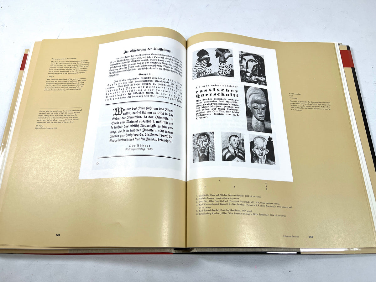 "Degenerate Art": The Fate of the Avant-Garde in Nazi Germany, 1991, Near Fine HC w/DJ