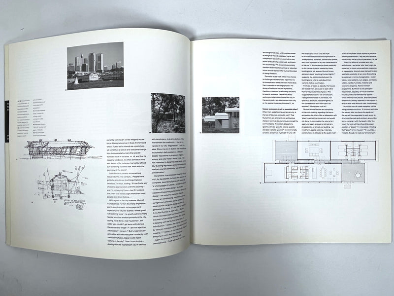 Glenn Murcutt: Three Houses, E.M. Farrellly, Architecture, 2002, Near Fine SC