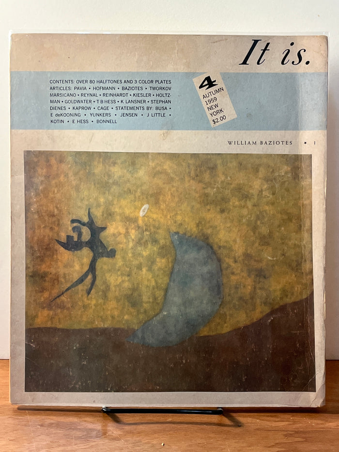 It is: A Magazine for Abstract Art. Autumn 1959. No.4., Very Good.