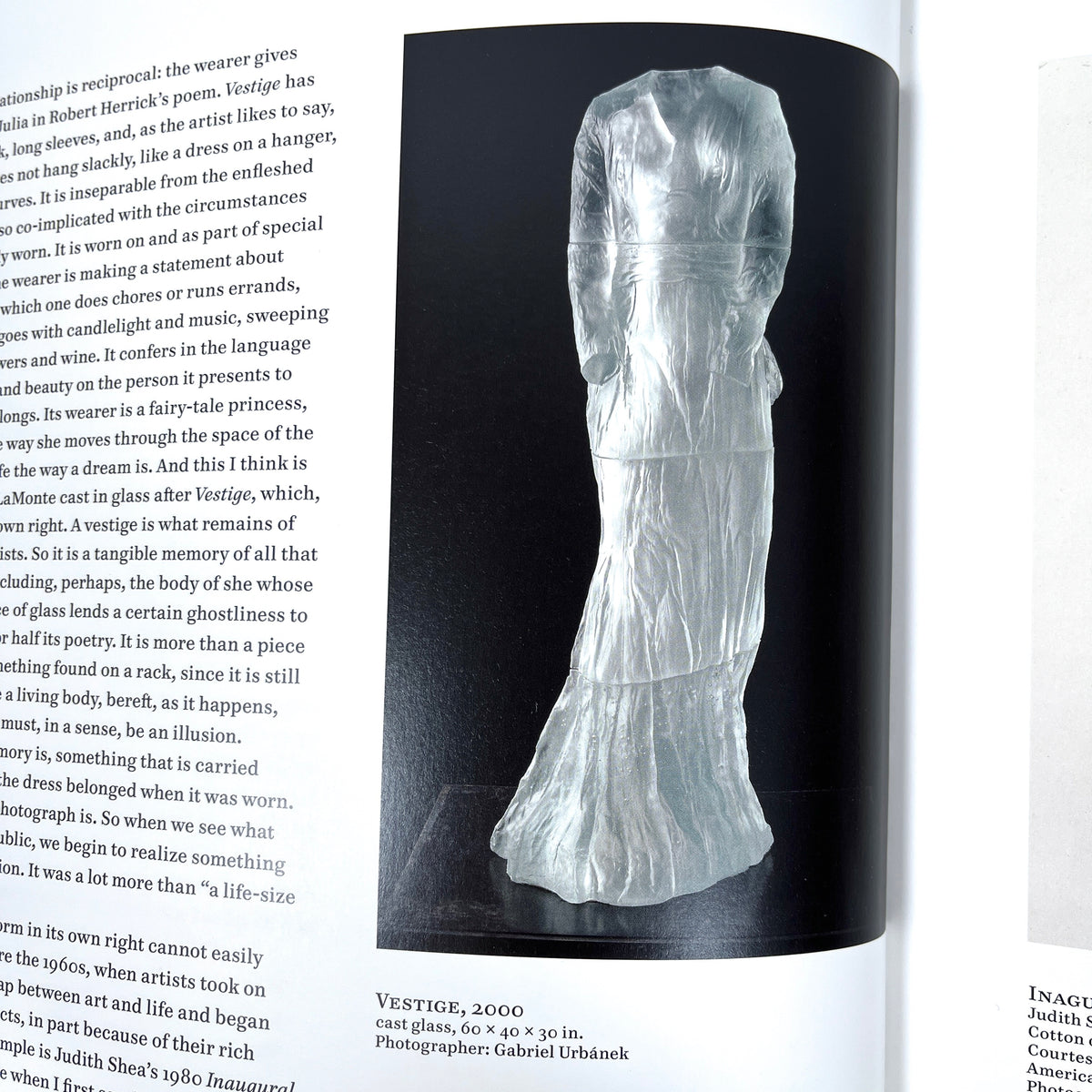 Absence Adorned, Karen LaMonte, 2005, Museum of Glass, Near Fine softcover
