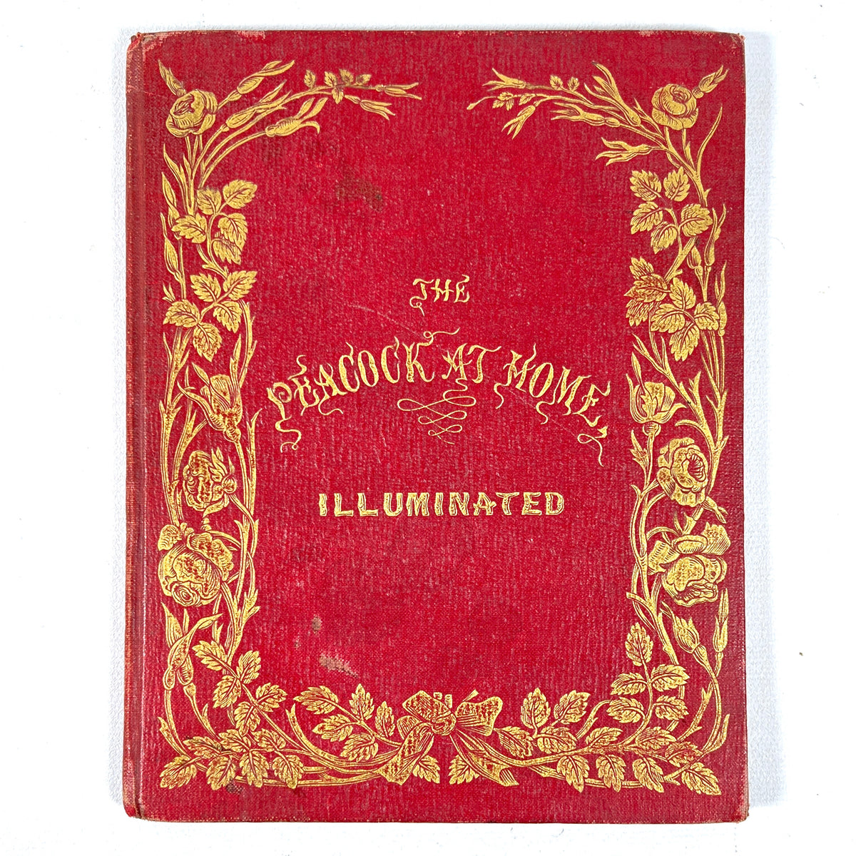 The Peacock at Home, Illuminated, 1851, Very Good hardcover antiquarian children's book