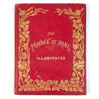 The Peacock at Home, Illuminated, 1851, Very Good hardcover antiquarian children's book