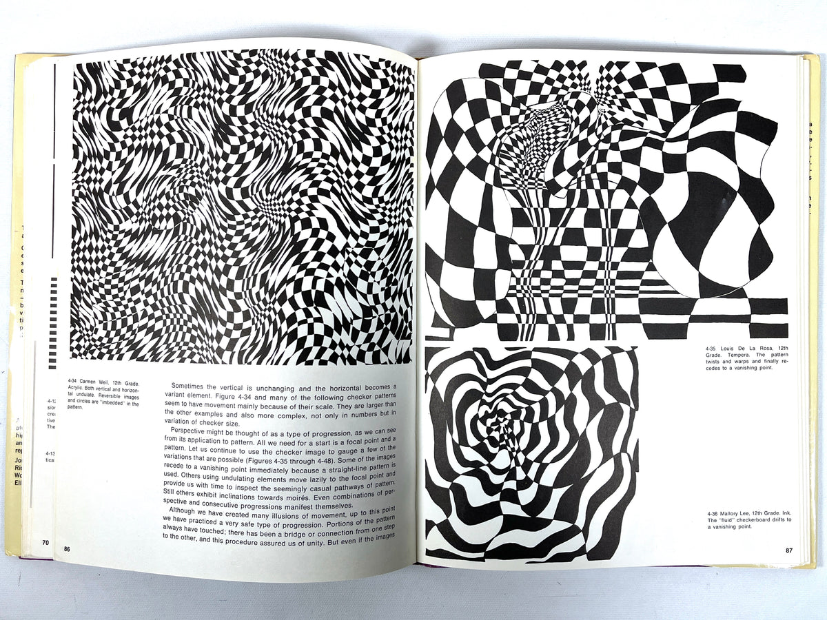 Rene Parola, Optical Art: Theory and Practice, 1969, Very Good+ hardcover w/ dust jacket