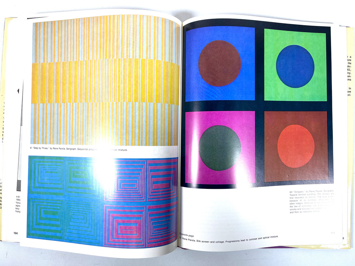 Rene Parola, Optical Art: Theory and Practice, 1969, Very Good+ hardcover w/ dust jacket