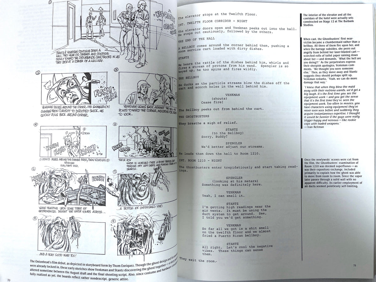 Making Ghostbusters, First Printing, 1985, Near Fine softcover, complete script