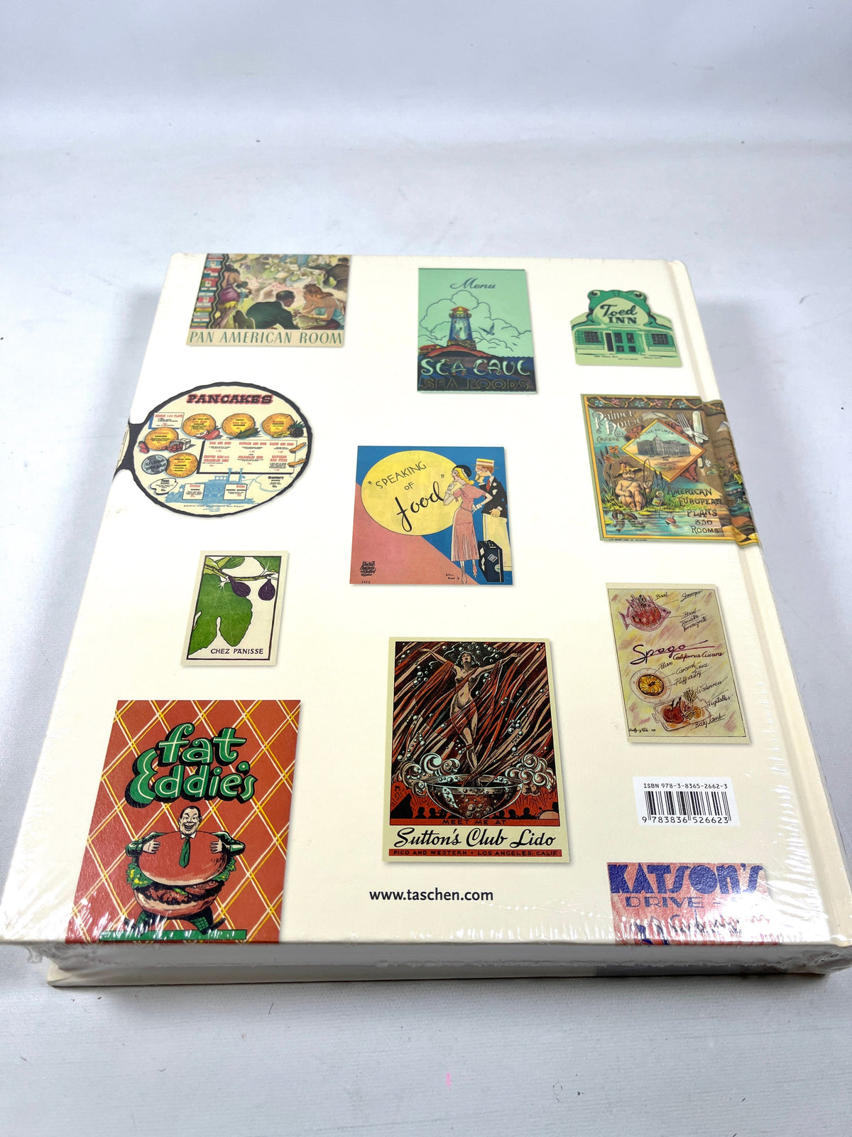 Menu Design In America, Taschen, 2011, New in shrink-wrap hardcover