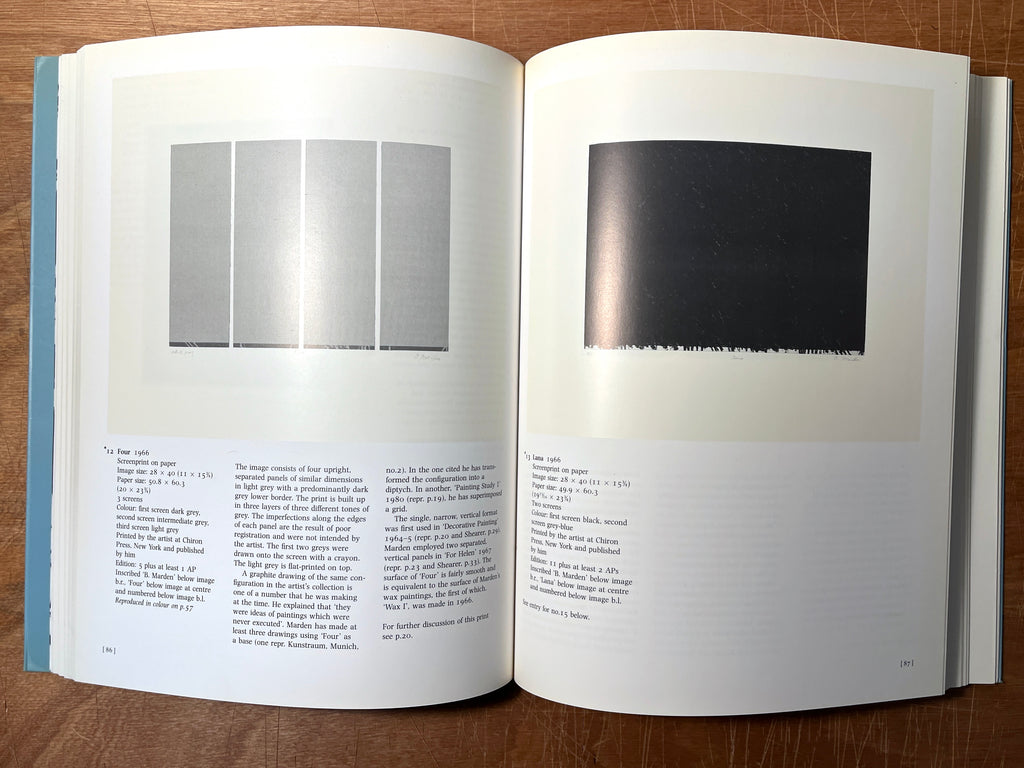 Brice Marden: Prints, 1961-1991: A Catalogue Raisonne, Jeremy Lewison ...