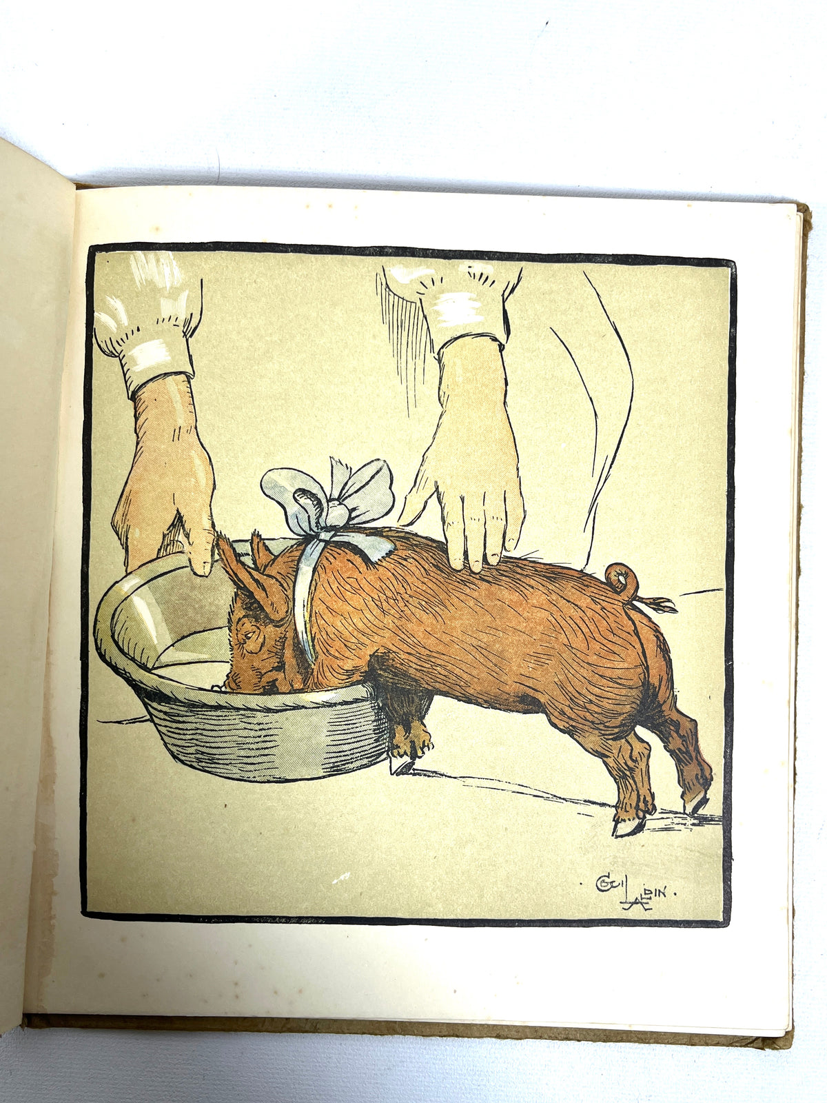 May Byron, Cecil Aldin's Happy Family, Vols 1-6, 1912, Very Good- hardcover book set