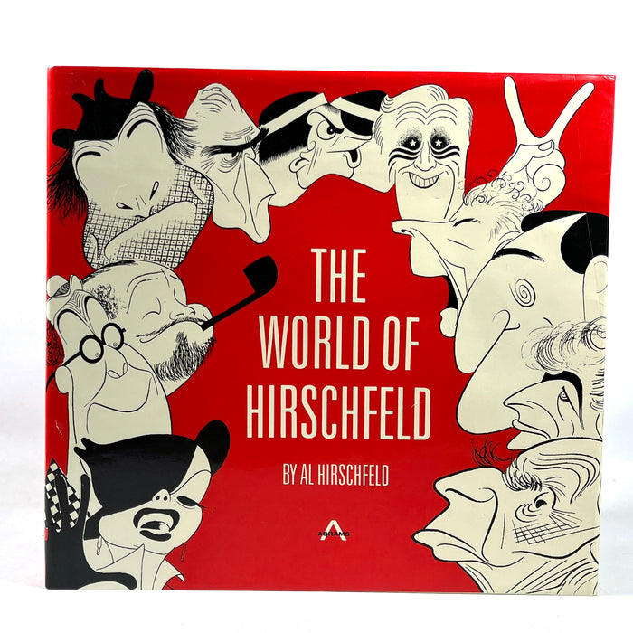 The World of Hirschfeld, Harry N Abrams, 1970, Very Good hardcover w/dust jacket