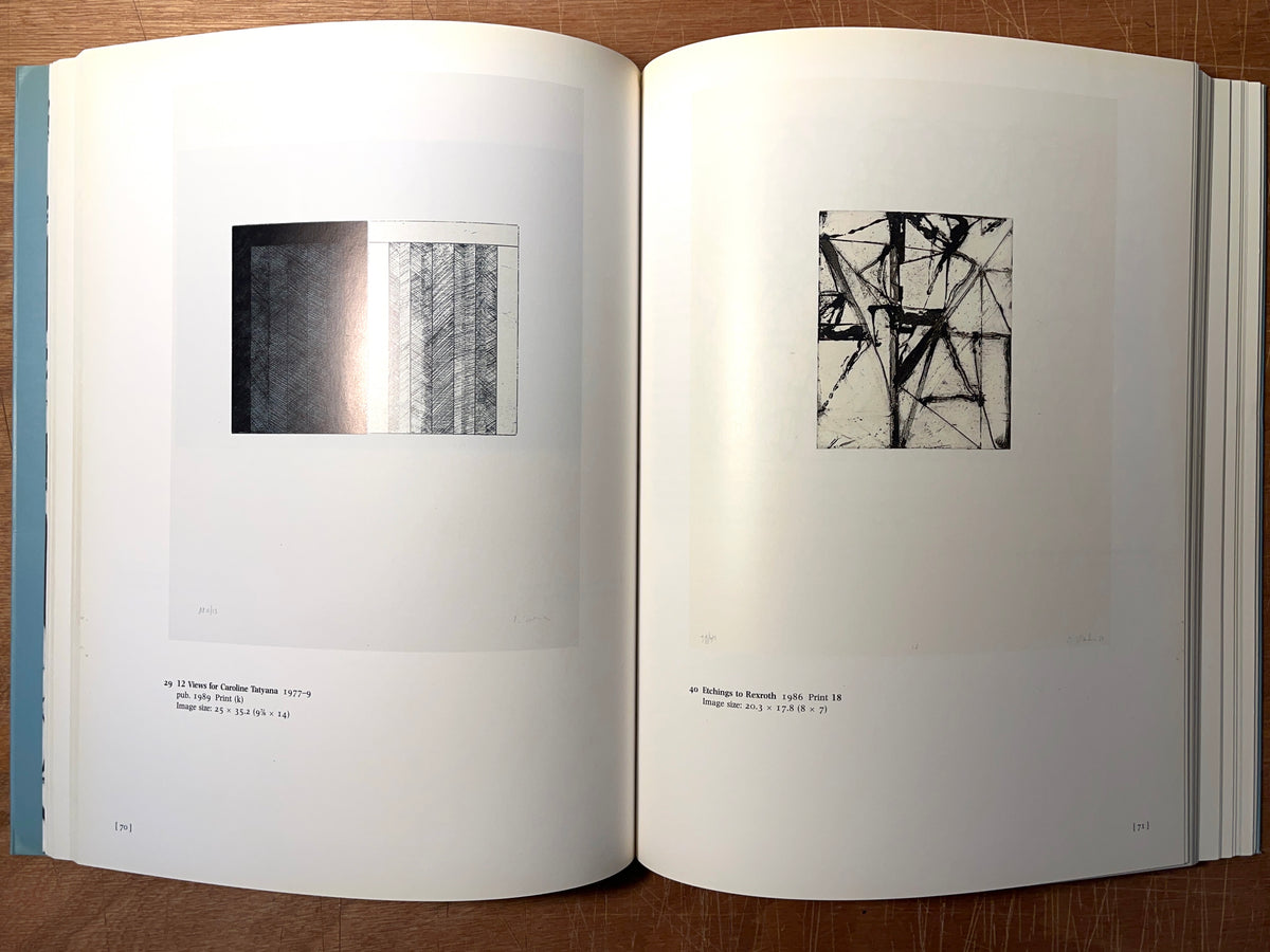 Brice Marden: Prints, 1961-1991: A Catalogue Raisonne, Jeremy Lewison. Tate Gallery. 1992. VG SC