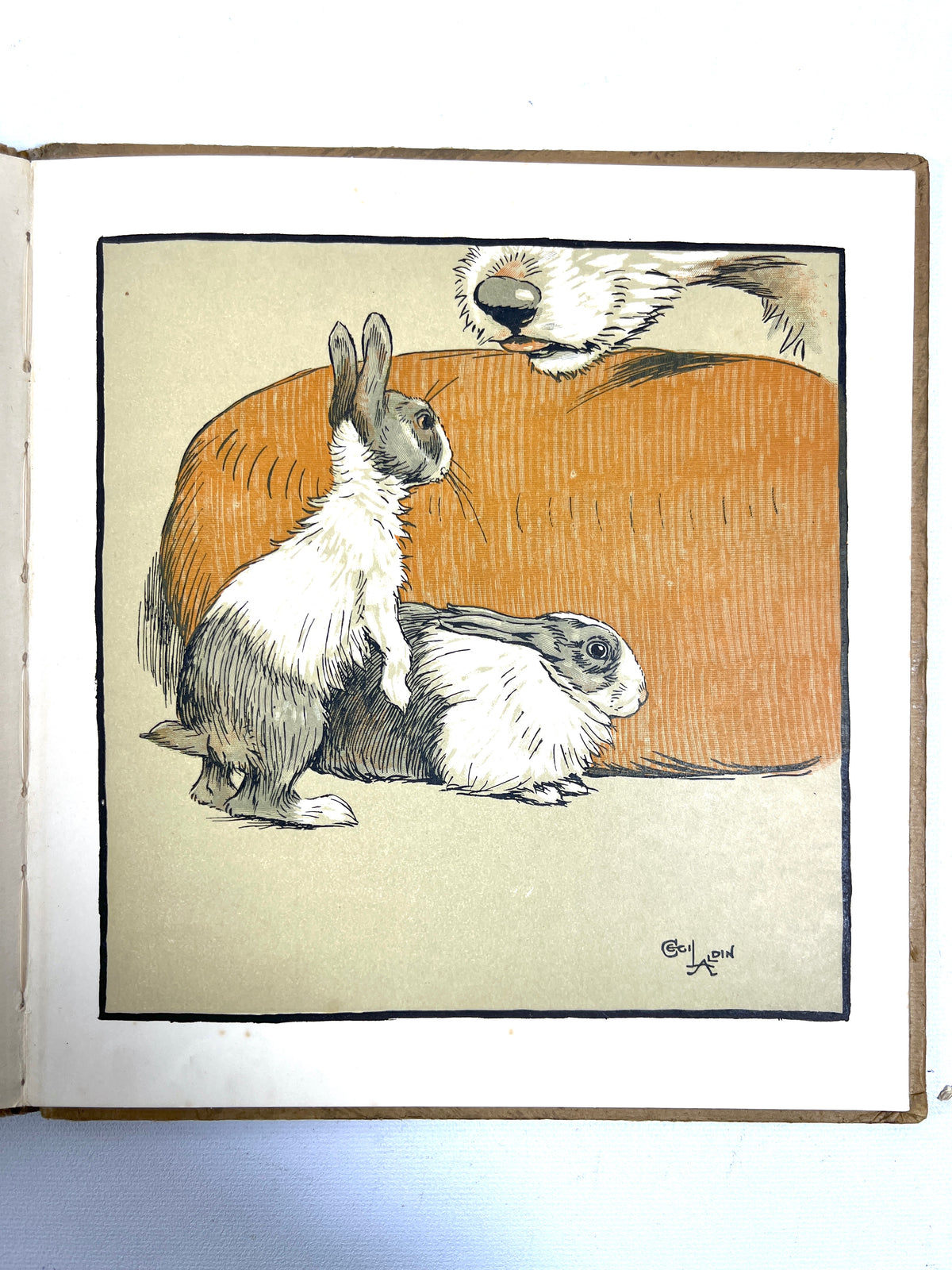 May Byron, Cecil Aldin's Happy Family, Vols 1-6, 1912, Very Good- hardcover book set