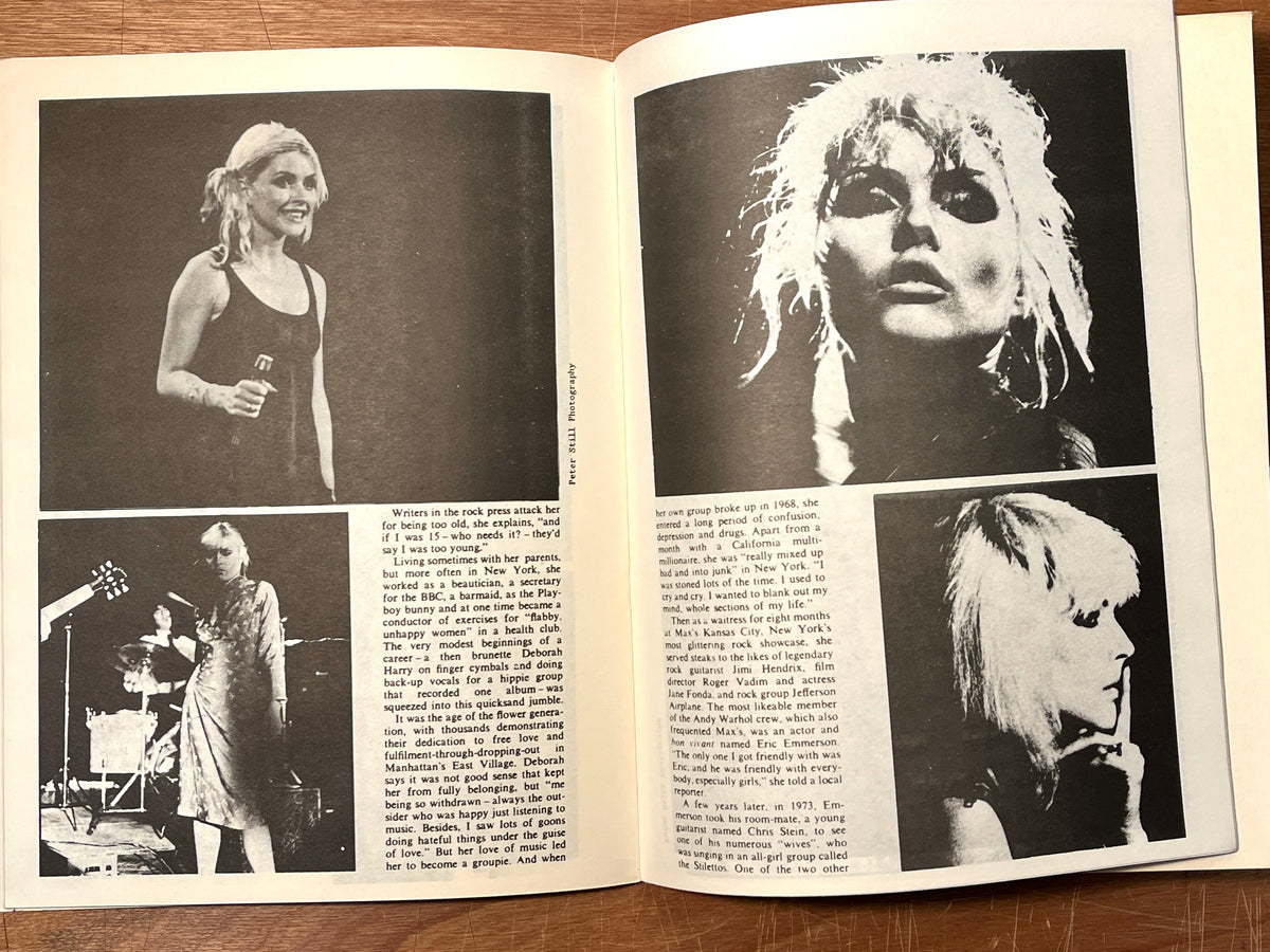 Blondie, Babylon Books, Manchester, c. 1978, RARE, Very Good Magazine