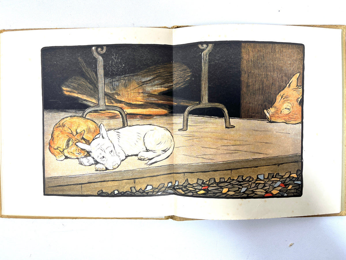 May Byron, Cecil Aldin's Happy Family, Vols 1-6, 1912, Very Good- hardcover book set