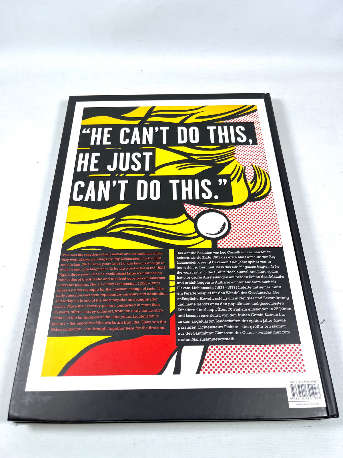 Lichtenstein: Posters, Prestel, 2008, Very Good+ hardcover