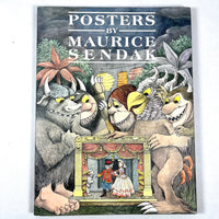 Posters by Maurice Sendak, Harmony Books, 1st Edition, 1986, RARE, Near Fine HC w/DJ