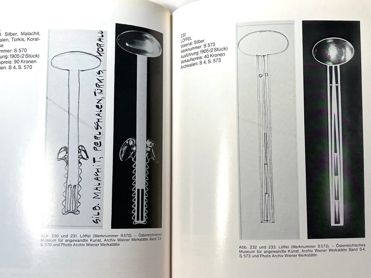 Josef Hoffmann: Bestecke fur die Wiener Werkstatte, Waltraud Neuwirth, 1982, VG