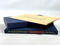 About More Alphabets: The Types of Hermann Zapf, 2011, Near Fine HC w/sheet set+ slipcase